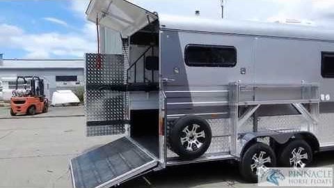 2 Horse Angle Load Horse Float with living quarters 2HA-Ultimate Square Front