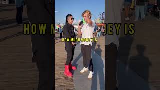 Asking strangers how much money is in their bank account💵 #shorts Profile