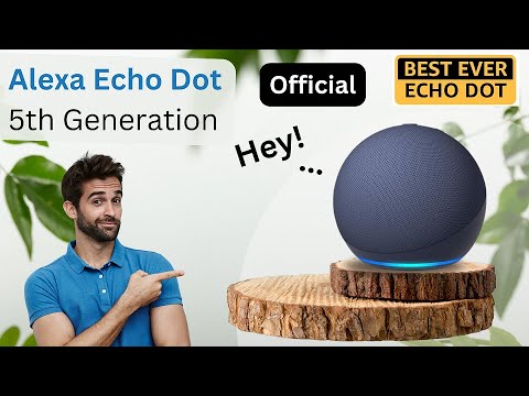 Image showcasing Amazon Alexa 5th Generation Echo Dot | Features & Overview - YouTube