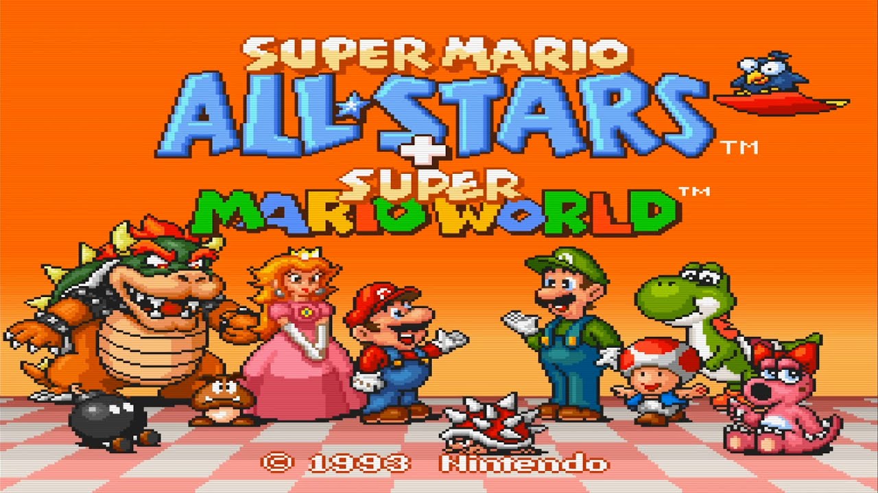 Longplay] SNES - Super Mario All-Stars - Super Mario Bros (HD, 60FPS) 