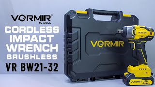 IBELL VORMIR VR BW21-32 Brushless Cordless Impact Wrench Kit,RPM3000,2.0Ah Battery,12 Month warranty