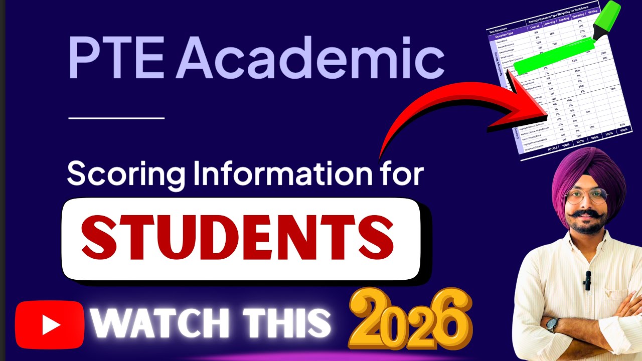 Pearson PTE Score Changes 2026: Official New Exam Pattern Update - YouTube