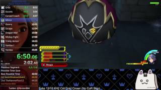 Kingdom Hearts Birth By Sleep Aqua Critical/LVL 1 (PS4) any% Speedrun in 44:09