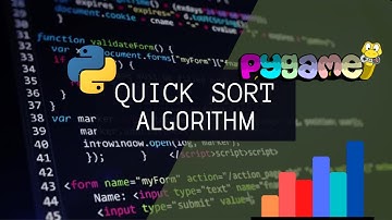QuickSort Algorithm | Python Pygame | Sorting Algorithms Visualized