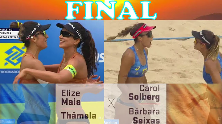 BARBARA S / CAROLINA vs THAMELA / ELIZE Circuito Brasileiro de Vôlei de Praia OPEN 2ª Etapa FINAL