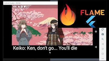 Add Text to Flutter Visual Novel Game with Flame