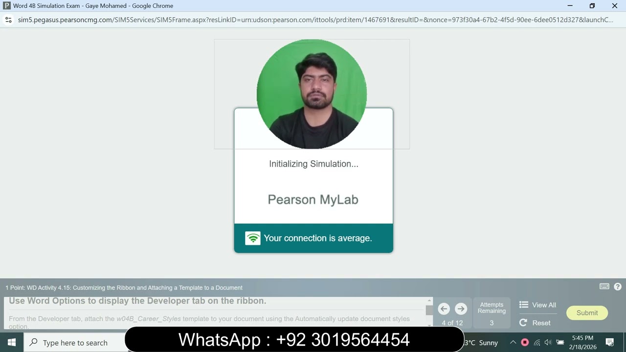 Word 4B Simulation Exam | word 4B Simulation Exam | word 4A Simulation Exam