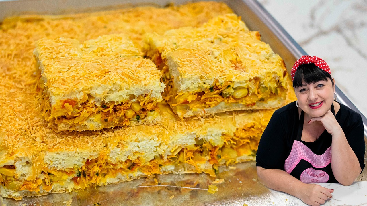 TORTA SALGADA DE FRANGO DE LIQUIDIFICADOR - TORTA CLÁSSICA SIMPLES FÁCIL E RÁPIDA!