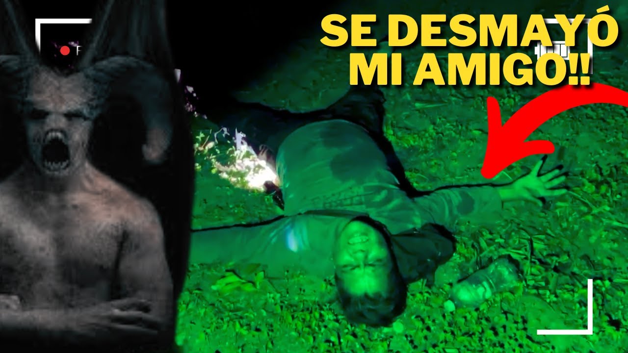SE DESMAYO MI AMIGO ¡VIO AL DIABLO!