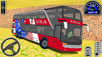 US Army Bus Driving Game 3D - Offroad Mountain Bus Driver Sim | Android Gameplay | Part 2