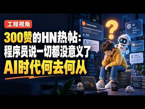 300赞的HN热帖：程序员说一切都没意义了 AI时代何去何从