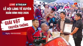 🔴Trực tiếp: Lễ hội vật truyền thống làng Tế Xuyên Xuân Bính Ngọ 2026