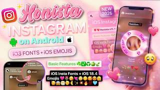Honista iOS Instagram with Basic iOS Fonts + Emojis on Stories (Android_ screenshot 5