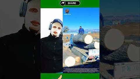 Traditional Logging Unloading Logs The Old Fashioned Way_ Insane Manual Log Unloading Process