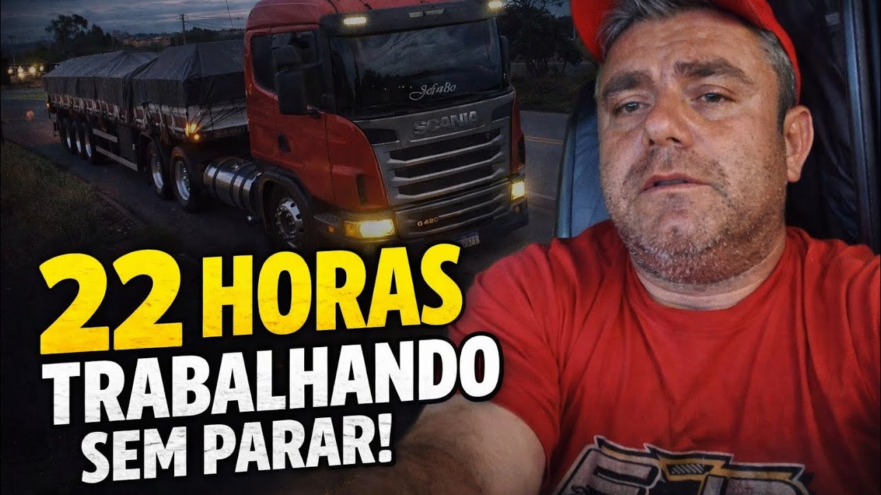 22 HORAS TRABALHANDO SEM PARAR | Cubatão, Guarujá e Madrugada na Estrada