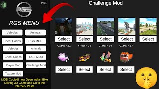 HOW TO USE IBD3D PLUGIN APP 🤯 IN INDIAN BIKE DRIVING 3D | ALL WORKING CODES screenshot 5