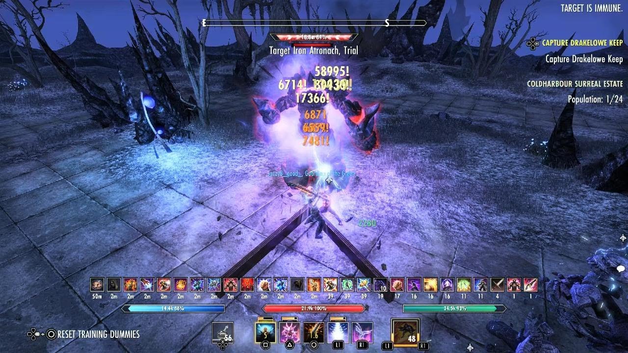 The Elder Scrolls Online Stam Sorc 122k Non perf Rele Necrom PS5 EU ...