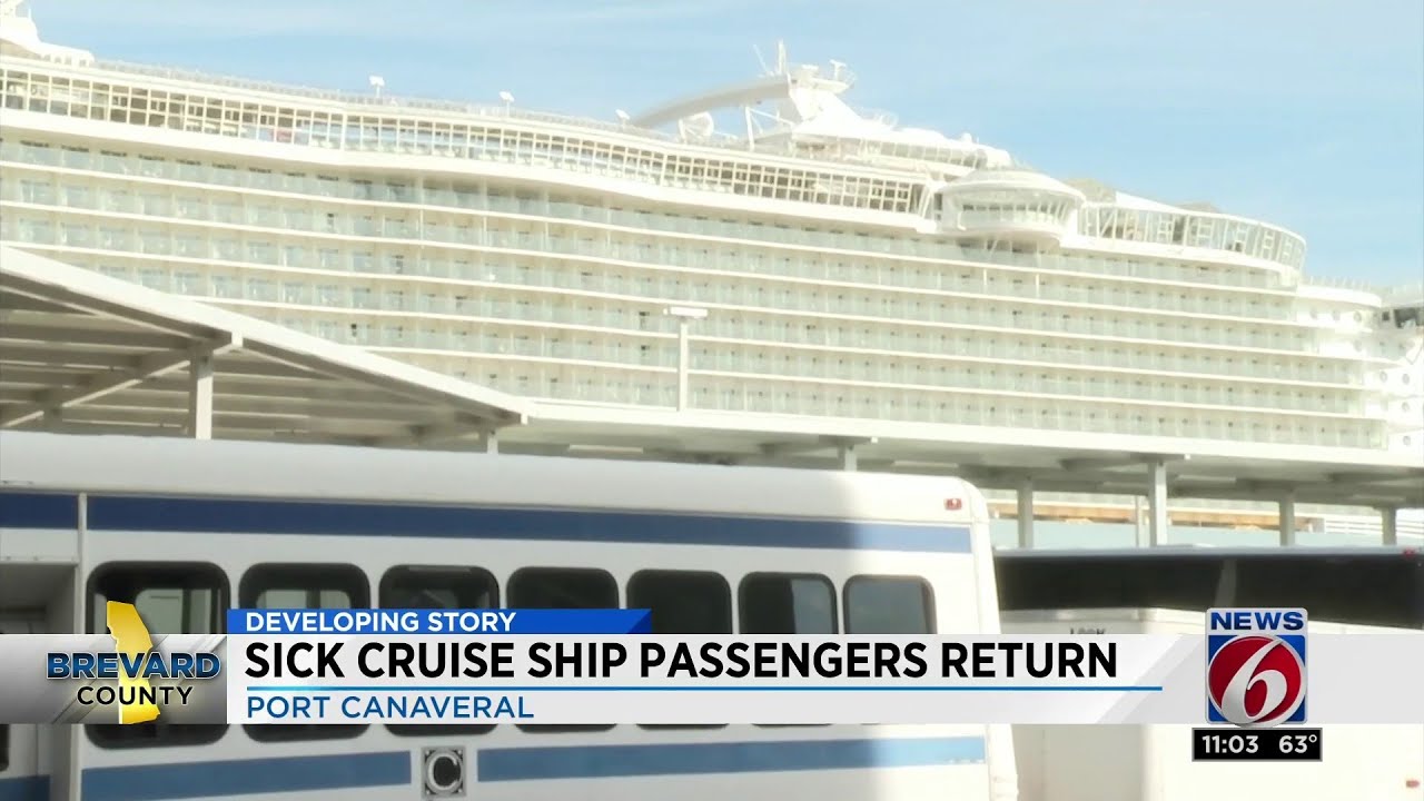 Hundreds Of People Started To Vomit Sick Passengers Disembark Cruise Ship