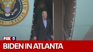 Biden, Air Force One land in Atlanta | FOX 5 News