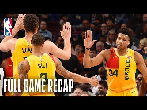 BUCKS vs 76ERS | Giannis Antetokounmpo inscrit 45 points à Philadelphie | 4 avril 2019