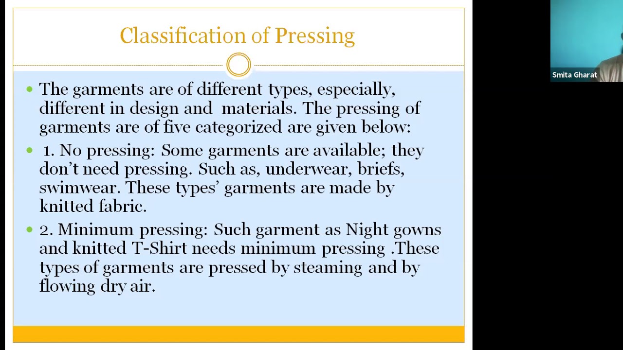 975 6722 1149T Pressing Technology , finishing and Folding Hindi and English By Smita Uday Gharat