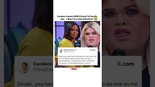 Famous Candace Owens Invites Druski to Parody Her 😳🔥 “I Won’t Cry About It!”#fyp #ytshorts Profile