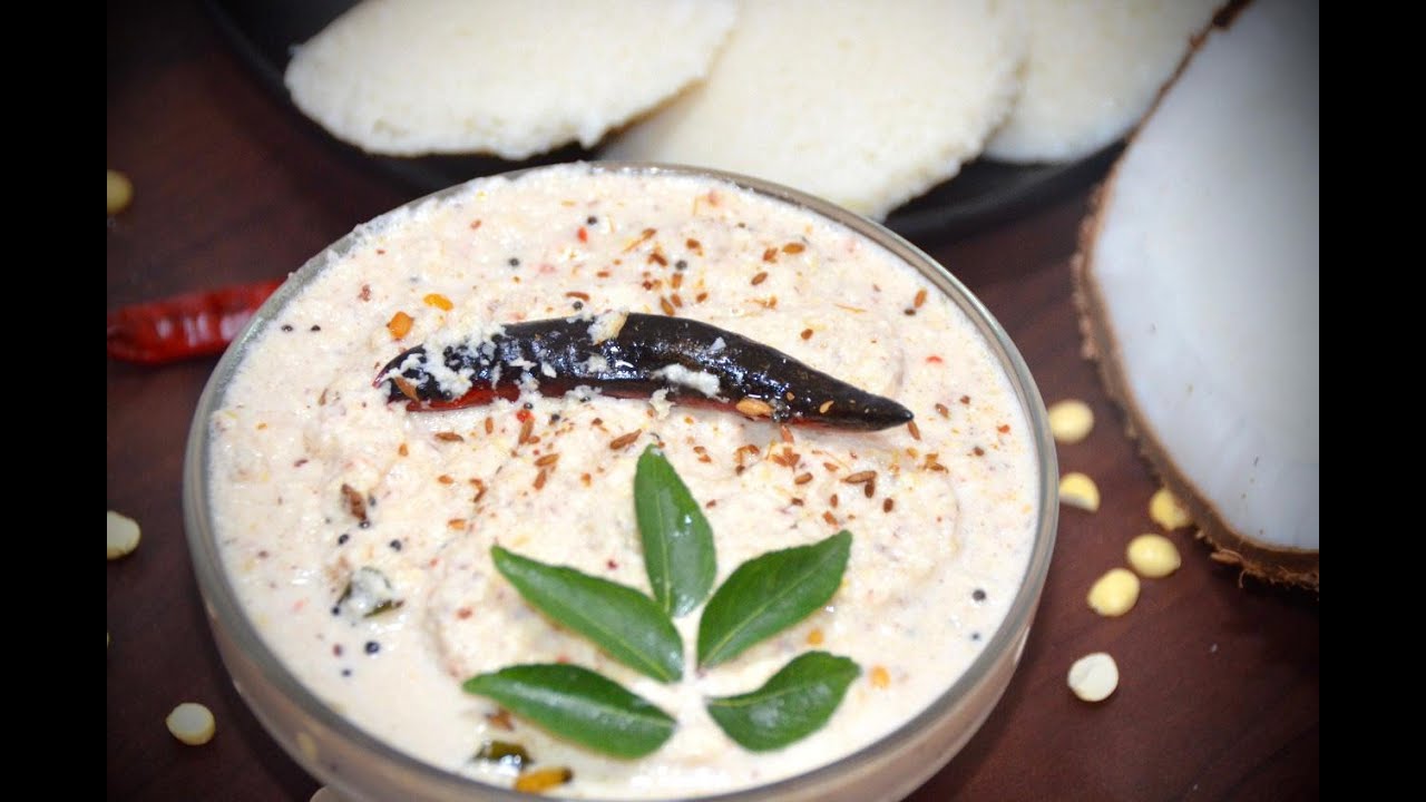 Homemade Coconut Chutney for Idli, Dosa, Vada Nariyal ki chutney South Indian Chutney YouTube