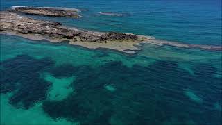 Ακρωτήριο πλακωτή (Αχαιών Ακτή)  Αποθήκες χαρουπιών  Γιαλούσα,  Καρπασία Drone video –Cyprus 2023