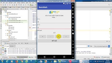 Bài tập thực hành Android - Bài 2 (Basic Math)
