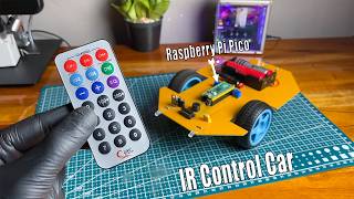 How to Make an IR-controlled car using a Raspberry Pi Pico board | IR Control Car #jlcpcb