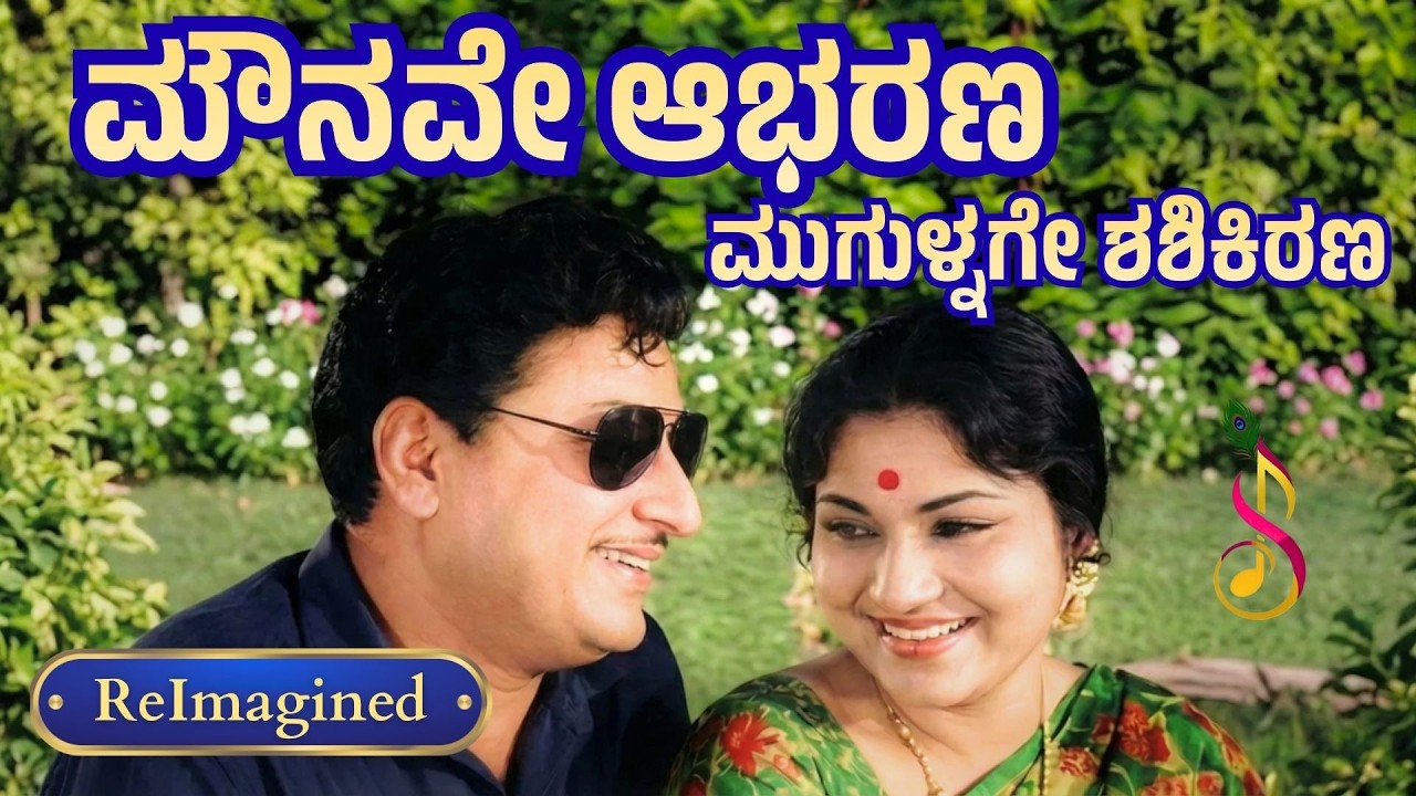 ಮೌನವೇ ಆಭರಣ ಮುಗುಳ್ನಗೇ ಶಶಿಕಿರಣ| ತೂಗುದೀಪ | ಡಾ. ರಾಜ್‌ಕುಮಾರ್, ಲೀಲಾವತಿ |ReImagined Retro Romantic Classic