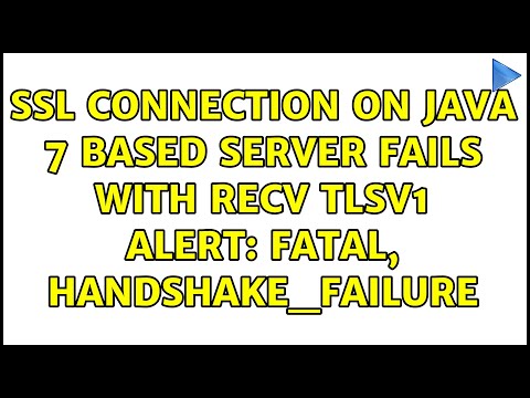SSL connection on Java 7 based server fails with RECV TLSv1 ALERT: fatal, handshake_failure