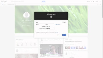 How to change your nickname on Google+