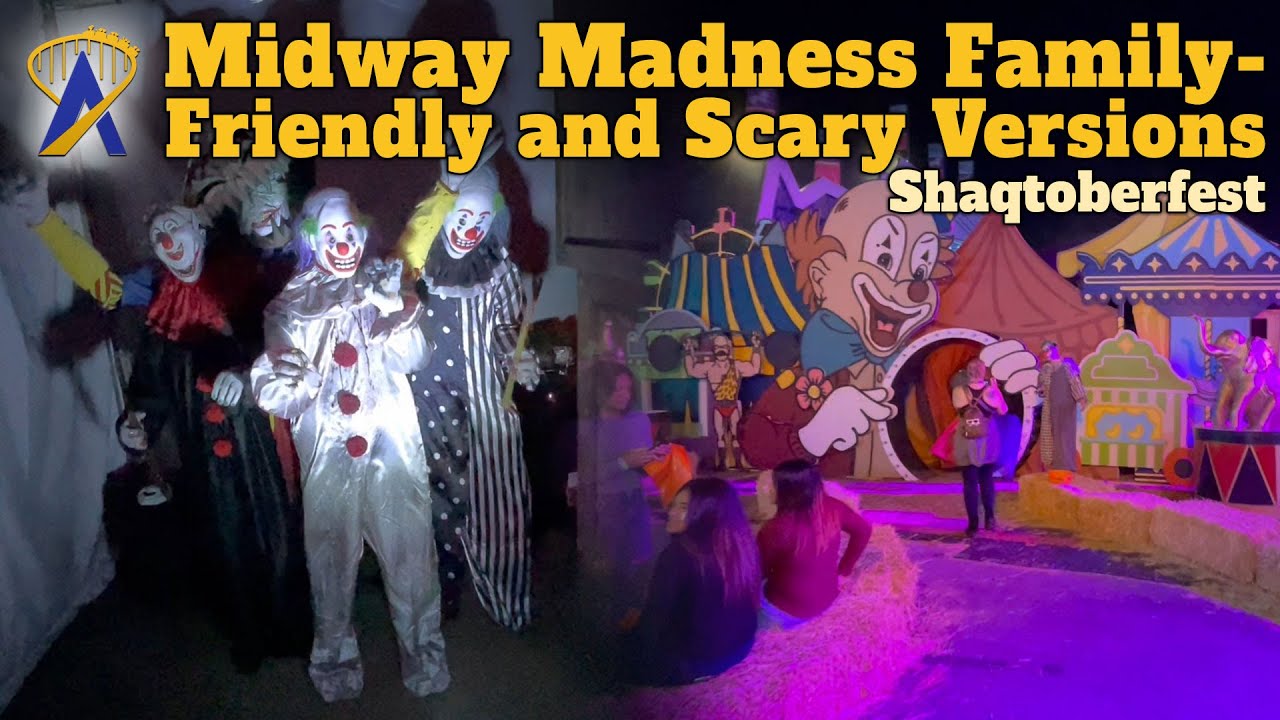 Midway Madness Haunted House Family Friendly and Scary Version at
