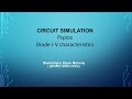 Diode IV characteristics | PSpice Simulation | DC sweep