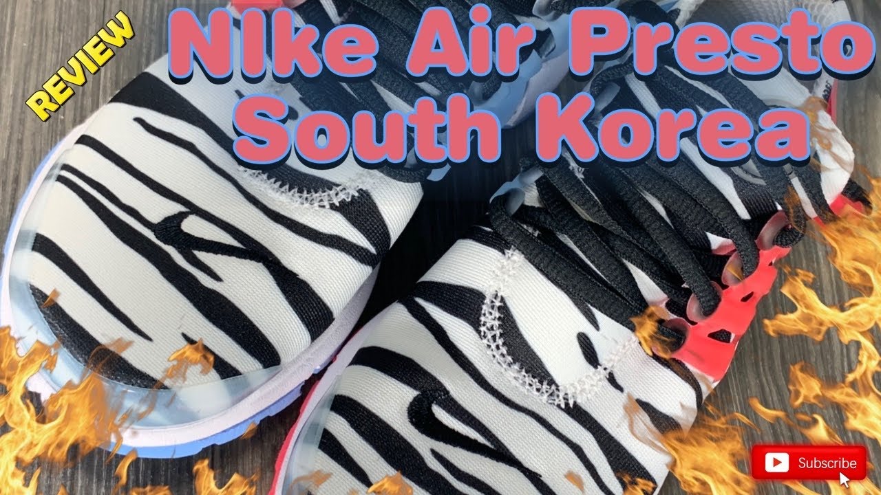 Nike Air Presto South Korea Review - YouTube