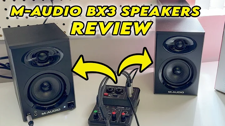 Review of the M-Audio BX3 3.5" Studio Monitors Speakers