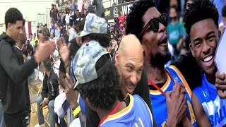Famous LAVAR SAID IM CRAZY LOL! MEETING LONZO, LAMELO, THE PROFESSOR & GETTING DUNKED ON BY JAYLEN HANDS! Wealth
