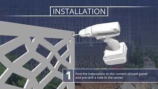 Freedom Allure Decorative Screen Panels Product Install Overview