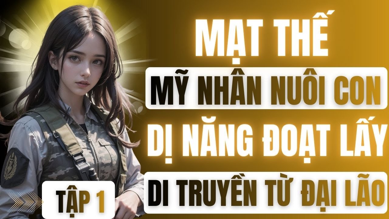 Tập 1: Mạt thế mỹ nhân nuôi con: Dị năng đoạt lấy di truyền từ đại lão.