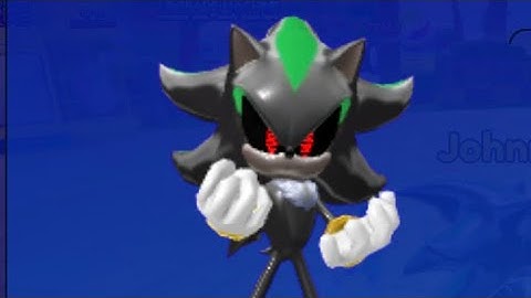 Sonic Speed Simulator Reborn: Unlocked the Green Android Shadow