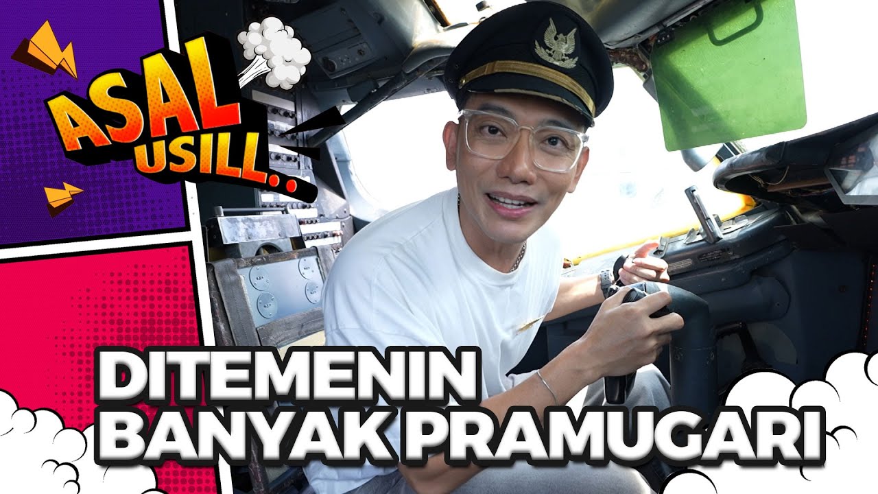 Makan di Restoran Pesawat, Gayanya Udah Kayak Pilot Aja Nih