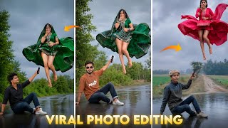 "Lehenga Utha De" Remote Photo Editing Prompt | Viral AI Photo Editing Prompt screenshot 4