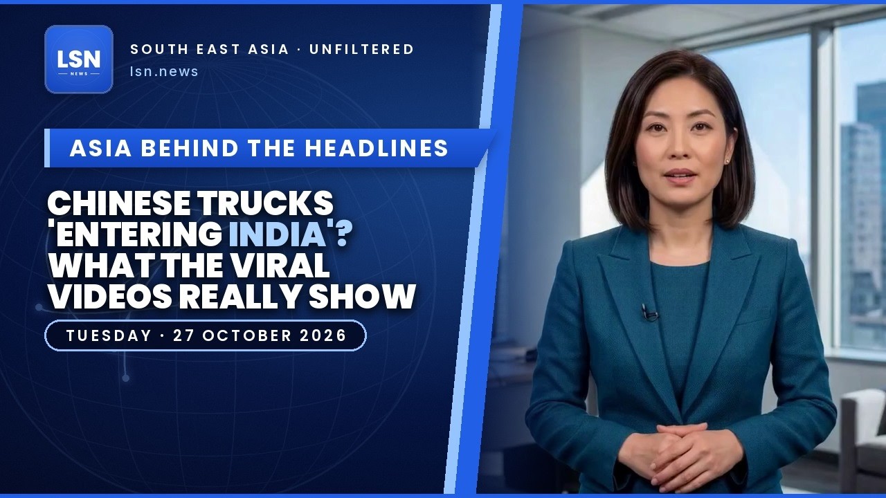 Chinese trucks 'entering India'? What the viral border videos really show