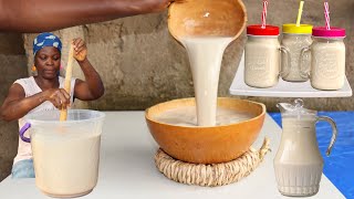 Cooking Technology How To Make Kunun Zaki Drink Recipe!! / Traditional & Natural African Drink !!