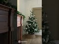 A Christmas tree in the bedroom