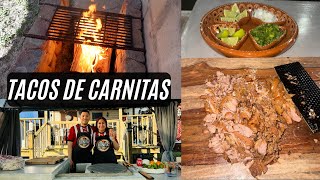 RICAS CARNITAS + INAGURANDO NUESTRO FOGON!! 🐖😋🪵🔥 | QUE BONITA VIDA