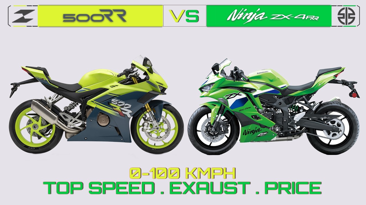 ZX Moto 500 RR vs Kawasaki Ninja ZX-4RR (Sound, Specs & Top Speed