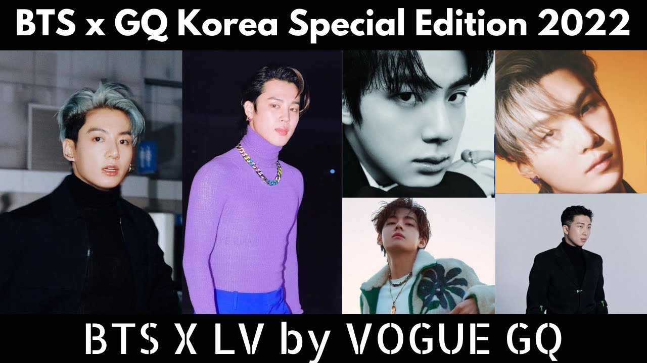 Last stock!) GQ Korea January Issue (Cover: BTS x LV)