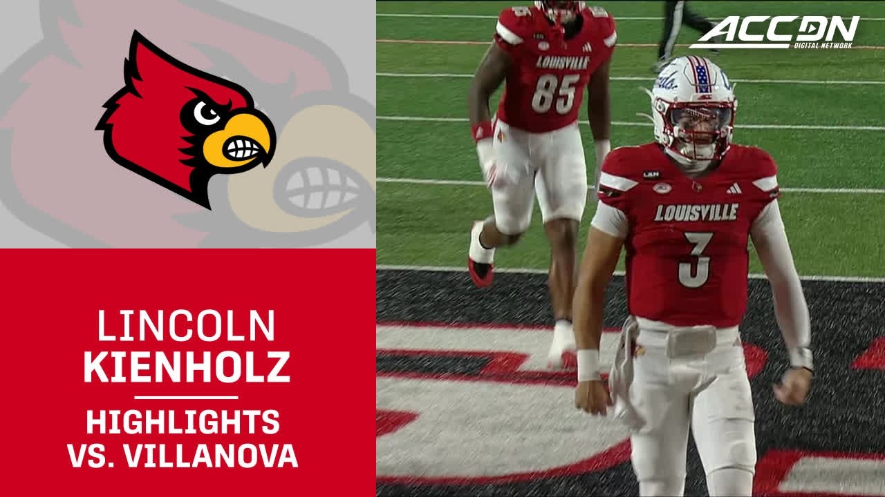 Louisville's Lincoln Kienholz Puts Up Lamar Jackson Numbers Against Villanova